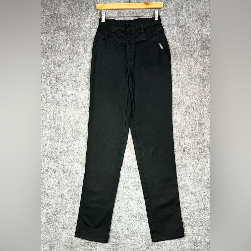 Authentic Rockies Vintage Jeans Black High Waisted Denim Pants 28x35 Tall